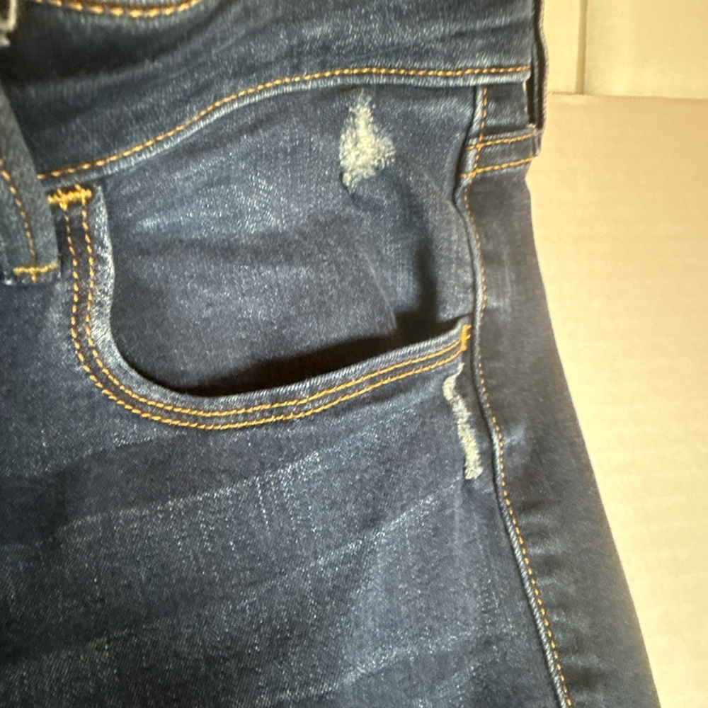 Old Navy Rockstar Regular Jeans Womens Size 18 Standard Dark Wash FA13 - Picture 13 of 16